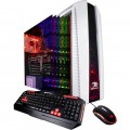 iBUYPOWER - Desktop - AMD Ryzen 3-Series - 8GB Memory - 240GB Solid State Drive - Black/White/Red