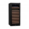 KingsBottle - 98-Bottle Built-In Wine Cooler - Black