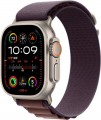 Apple Watch Ultra 2 (GPS + Cellular) 49mm Titanium Case with Indigo Alpine Loop - Large - Titanium