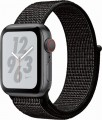 Apple - Apple Watch Nike+ Series 4 (GPS + Cellular), 40mm Space Gray Aluminum Case with Anthracite/Black Nike Sport Loop - Space Gray Aluminum