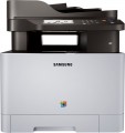 Samsung - Xpress C1860FW Wireless Color All-In-One Laser Printer - White/Black