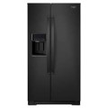 Whirlpool - 28 Cu. Ft. Side-by-Side Refrigerator with In-Door Ice Storage - Black Stainless Steel