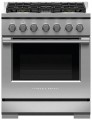 Fisher & Paykel - Professional 30 inch 5 burner Gas Range (LP) - Stainless Steel