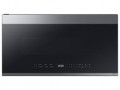 Samsung - OPEN BOX Bespoke 2.1 Cu. Ft. Over-the-Range Microwave with Sensor Cooking and Edge to Edge Glass Display - Stainless Steel - Open Box - Good