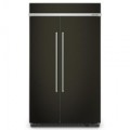 KitchenAid - 30 Cu. Ft. Side-by-Side Refrigerator with Under-Shelf Prep Zone - PrintShield Finish