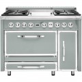 Viking Tuscany 6.2 Cu. Ft. Freestanding Double Oven Dual Fuel True Convection Range - Artic Gray
