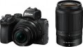 Nikon - Z50II Mirrorless Camera Two Lens Kit with NIKKOR Z DX 16-50mm f/3.5-6.3 VR and NIKKOR Z DX 50-250mm f/4.5-6.3 VR Lenses - Black
