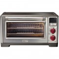 Wolf Gourmet - Toaster Oven - Stainless Steel/Red Knob