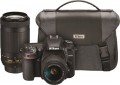 Nikon - D7500 DSLR Two Lens Kit with 18-55mm and 70-300mm Lenses - Black