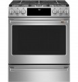 Café  5.6 Cu. Ft. Slide-In Gas Convection Range, Customizable - Stainless Steel
