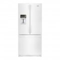 Whirlpool - 19.7 Cu. Ft. French Door Refrigerator - White