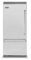 Viking - Professional 5 Series Quiet Cool 20.4 Cu. Ft. Bottom-Freezer Built-In Refrigerator - White