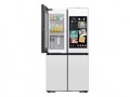 Samsung - Bespoke 29 cu. ft. 4-Door French Door Refrigerator with AI Family Hub™+ & AI Vision Inside™ - White Glass