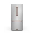 Gordon Ramsay Series by Thor Kitchen 17.5 Cu. Ft. Counter Depth Refrigerator with Rose Gold Hardware - Stainless steel