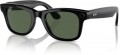 Ray-Ban Meta - Wayfarer (Large) Smart Bluetooth Audio Glasses - Shiny Black, G15 Green