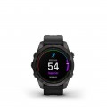 Garmin - epix Pro (Gen 2) Sapphire Edition 42mm Fiber-reinforced polymner - Carbon Gray DLC Titanium with Black Band