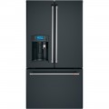Café - 22.2 Cu. Ft. French Door Counter-Depth Refrigerator with Keurig Brewing System - Matte Black