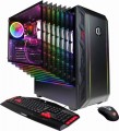 CyberPowerPC - Gamer Master Desktop - AMD Ryzen 5-Series - 8GB Memory - AMD Radeon RX 580 - 2TB Hard Drive + 240GB Solid State Drive - Black