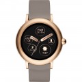 Marc Jacobs - Riley Smartwatch 44mm Stainless Steel - Rose Gold With Taupe Silicone Band