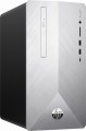 HP - Pavilion Desktop - Intel Core i5 - 12GB Memory - 1TB Hard Drive + 128GB Solid State Drive - Natural Silver/Brushed Hairline Pattern