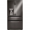 LG  29.5 Cu. Ft. 4-Door French Door Refrigerator with Door-in-Door and Craft Ice - PrintProof Black Stainless Steel