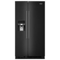 Maytag - 25 Cu. Ft. Side-by-Side Refrigerator with Gallon Door Bins - Black