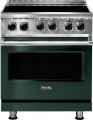 Viking - 5 Series 4.7 Cu. Ft. Freestanding Electric Induction Range - Black Forest Green