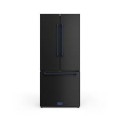 Gordon Ramsay Series by Thor Kitchen 17.5 Cu. Ft. Counter Depth Refrigerator with Navy Blue Hardware - Black
