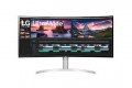 LG - 38” IPS LED Curved UltraWide QHD+ Monitor with HDR (USB Type C) - Silver/White