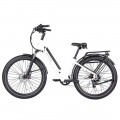 GOTRAX CTI3 Step Thru Electric Bike w/ 45mi Max Operating Range and 20mph Max Speed - WHITE