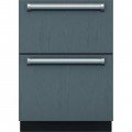 Sub-Zero - Designer 3.8 Cu. Ft. Freezer Drawers with Ice Maker - Custom Panel Ready