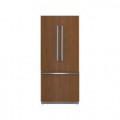 Bosch - Benchmark 19.4 cu. ft. French Door Built-In Refrigerator in Panel Ready, Counter-Depth