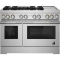 JennAir  RISE 6.3 Cu. Ft. Self-Cleaning Freestanding Dual Fuel Convection Range - Stainless Steel