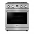 Thor Kitchen - 4.8 Cu. Ft. Freestanding LP Gas Convection Range - Stainless Steel