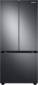Samsung - 22 cu. ft. Smart 3-Door French Door Refrigerator - Black stainless steel