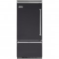Viking Professional 5 Series Quiet Cool 20.4 Cu. Ft. Bottom-Freezer Built-In Refrigerator - Graphite gray