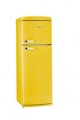 Unique Appliances - Classic Retro 11 cu.ft. Top Freezer Refrigerator - Canary Yellow