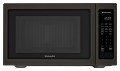 KitchenAid - 1.6 Cu. Ft. Microwave with Sensor Cooking - Black stainless steel