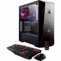 CybertronPC - CLX SET Desktop - AMD Ryzen 7-Series - 16GB Memory - NVIDIA GeForce GTX 1080 - 240GB Solid State Drive + 2TB Hard Drive - Black/Red