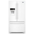 Maytag - 25 Cu. Ft. French Door Refrigerator with PowerCold Feature - White