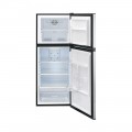 Haier - 9.8 Cu. Ft. Top-Freezer Refrigerator - Stainless steel