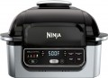 Ninja - Foodi 5-in-1 Indoor Grill with 4-qt Air Fryer, Roast, Bake, & Dehydrate - Stainless Steel/Black