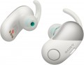 Sony - WF-SP700N Sport True Wireless Noise Canceling Earbud Headphones - White