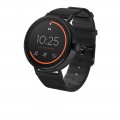 Misfit - Vapor 2 Smartwatch 46mm Stainless Steel - Jet Black Stainless Steel with Black Silicone
