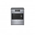 Bosch - 800 Series 4.6 cu. ft. Slide-In Electric Induction Range with Self-Cleaning - Stainless Steel