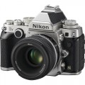 Nikon - Dƒ DSLR Camera with AF-S NIKKOR 50mm f/1.8G Special Edition Lens - Silver