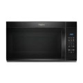 Whirlpool - 1.1 Cu. Ft. Over the Range Microwave with Sensor Cooking and 1800-Watts Cooking Power - Black