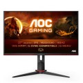 AOC - 27 LCD FHD FreeSync Monitor (DisplayPort VGA, HDMI) - Black, Red
