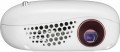 LG - Wireless LED Minibeam DLP Projector - White