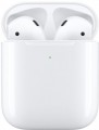 Apple - Geek Squad Certified Refurbished AirPods with Wireless Charging Case (Latest Model) - White